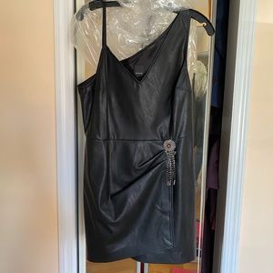 Pinko Faux Leather dress